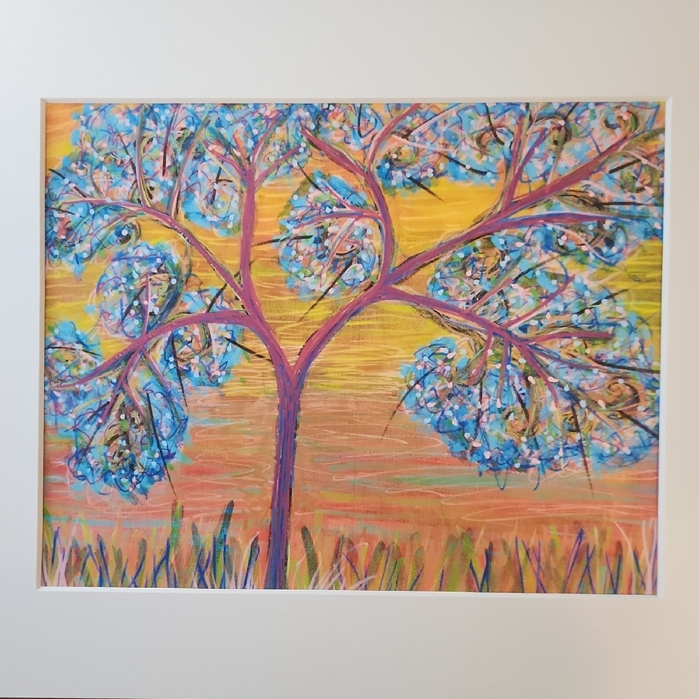 Matted Art Print Wall Art 11" x 14" by Butterfly Rising Designs